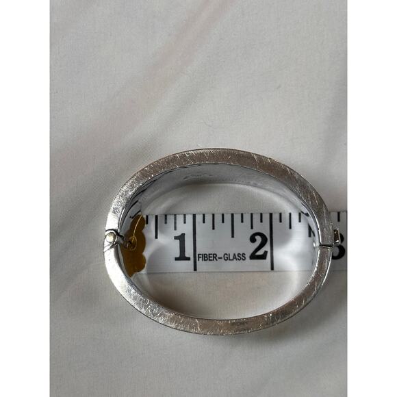 Vintage Mexico Brenda Schoenfeld Design Sterling Silver Wide Cuff - Picture 9 of 12